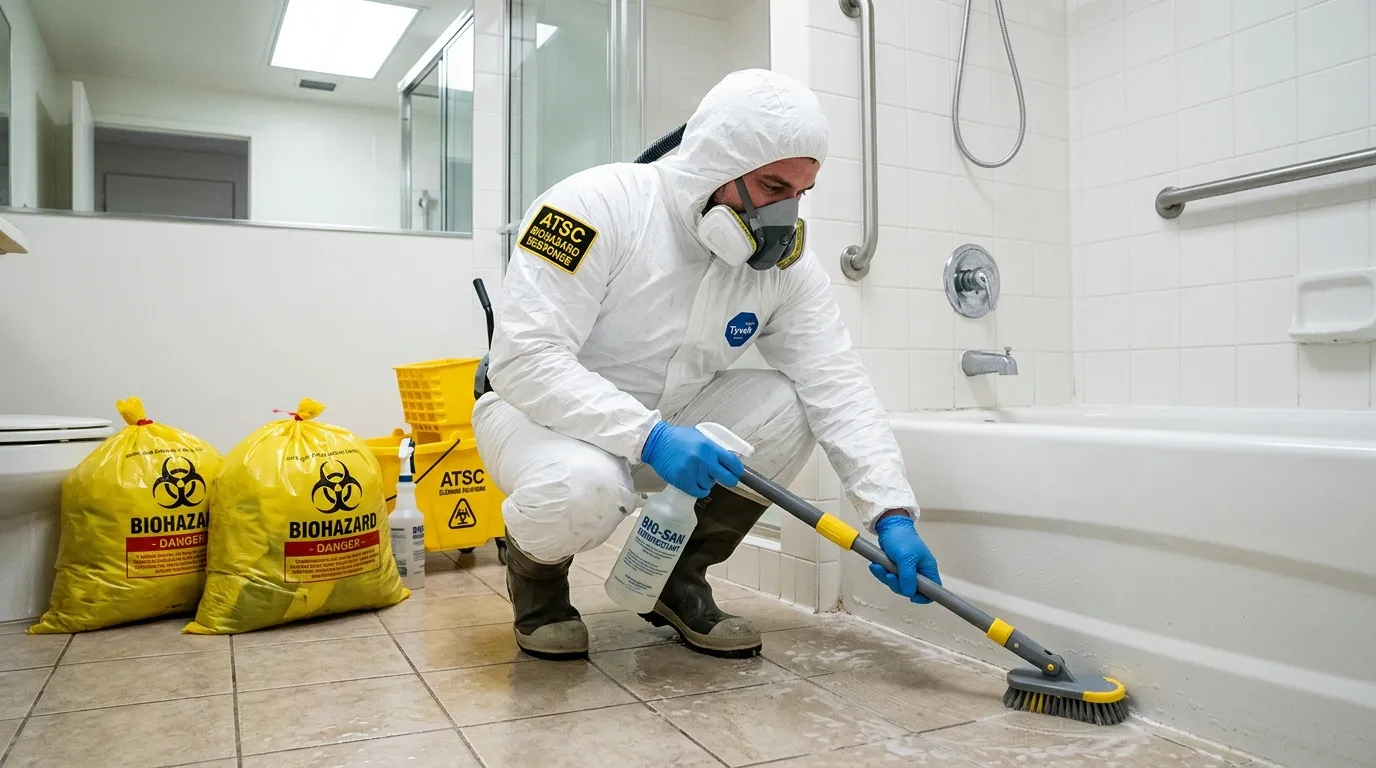 Decontamination equipment deployed for Blood Cleanup in Allegan